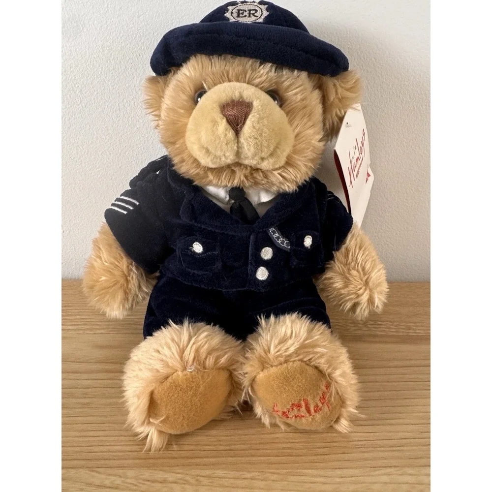 Hamleys London ER Police Officer Teddy Bear Plush NWT Tags British Bobby 10
